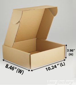 Mailer Brown Box (3 Ply) 10.24.x8.46x3.96 Inch