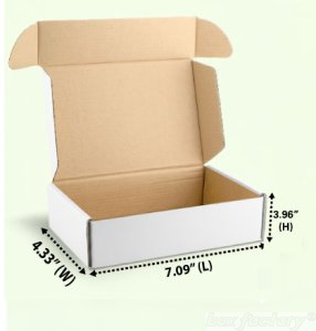 Mailer Brown Box (3 Ply) 7.07x4.33x3.96 Inch