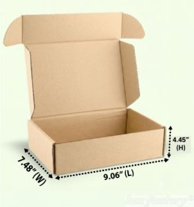 Mailer Brown Box (5 Ply) 9.06x7.48x4.45 Inch